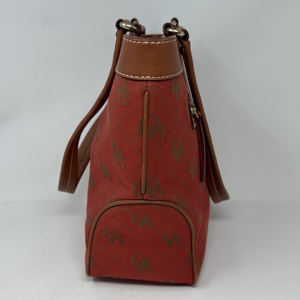 Dooney & Bourke Classic Monogram Canvas Leather Bag - Picture 6 of 16